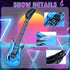 Tradder 48 Pcs Inflatable Rock Star Toy Set - Blow Up Guitar and Microphone for 80s 90s Musical Themed Parties