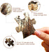 WOZUIBAN Adult Puzzle Classic Jigsaw 1000 Pieces - Wooden Puzzle DIY Forest Map Bear, Unique Gift, 75x50cm