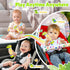 3 6 Baby Remote Control Toy, Teething Remote Control with Realistic Lights and Sounds - Languages (English, Spanish