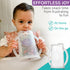Flipping Holder Squeeze Proof Food Pouch Holder for Toddlers, Babies, Kids, Mess Free No Squeeze Juice Box Drink