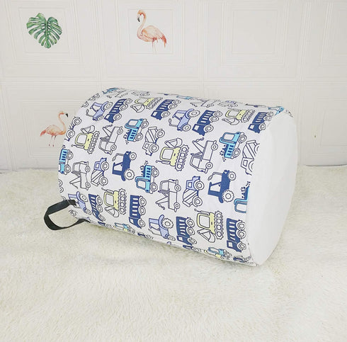19.7" Round Laundry Basket - Laundry Hamper with Handles, Toys Storage Organizer Gift Bins for Boys and Girls
