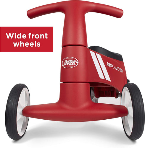 Radio Flyer Scoot About Sport, Toddler Ride On Toy, Ages 1-3, Red