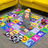(59 44 Inch) teytoy Baby Cotton Play Mat, Baby Crawling Mat Super Soft Carpet Plush Surface Non-Slip Design, Floor