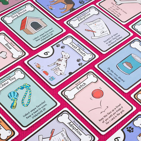 Dog Lover Card Game by AEG: Rescue Beloved Dogs, Train New Tricks, Ages 10+, 2-4 Players, 30 Min