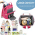 Backpack Pomelo Best Diaper Bag Stylish Waterproof Multifunctional Large Baby Bag with Changing Mat and Stroller Straps
