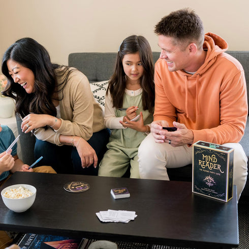 New Game! MIND READER – Fun Psychic Mind Meld Family Party Game for Kids, Teens, Adults, Perfect for Game Night