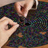 Pi p Day Puzzle for Adults 1000 Pieces, Round Rainbow Jigsaw Puzzle, Hard Impossible Number Puzzle