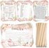 Fumete Birthday Party Games - 100 Pcs Who Knows The Birthday Girl Game with 20 Pencils, Girly Birthday Cards Set for