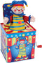 Schylling Silly Circus Jack in the Box - Classic Children's Musical Toy - Colorful Embossed Tin Box for 18 Months+