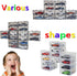 Toys Organizer Storage Case for Hot Wheels, Matchbox Cars, 1/64 Scale Display Case Holds 10/40 Cars (WHITE 10 PCS)