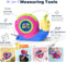 8ft 3+, Tape Measure for Kids, STEM Educational Tool with Level, Protractor and Eraser, Retractable Snail Shaped
