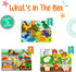 Large 3 Pk Wooden Toddler Puzzles Ages 2-4 | Montessori Learning Toys for 2+ Year Olds