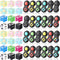 Junkin 24 Pcs Bulk Fidget Pad Controller and Cube Toys Party Favors