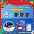 COOLNIGHT 93 Lighting+3 Remote+Dimmable+360 Boy Room Decor, Films Toddler Room Decor, Slient Nightlight for Baby