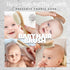 LEAFLINE HUB Set Set Baby Hair Brush and Comb for Newborns Soft Baby Brush with Gentle Goat Bristles Ideal Newborn Hair