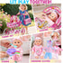 12 Set 3 4 5 6 26pcs Horse/2 3-5-7 Golray in Baby Doll Toys with Stroller for Year Old Girl - Babydoll with Accessories