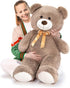 Tezituor Big Teddy Bear, 40'' Giant Stuffed Animal Plush, Soft Gifts for Valentine, Christmas, Birthday
