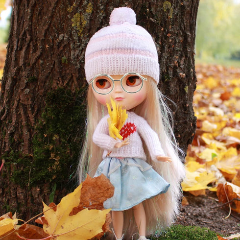NUOBESTY 20pcs Mini Glasses Doll Dress Up Accessories, Tiny Eyeglasses for Dolls, Miniature Things for Doll Costumes