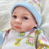 Reborn Baby Boy Doll, 10 Inch Anatomically Correct Realistic Silicone Vinyl Baby Doll Gift Set for Kids 3+
