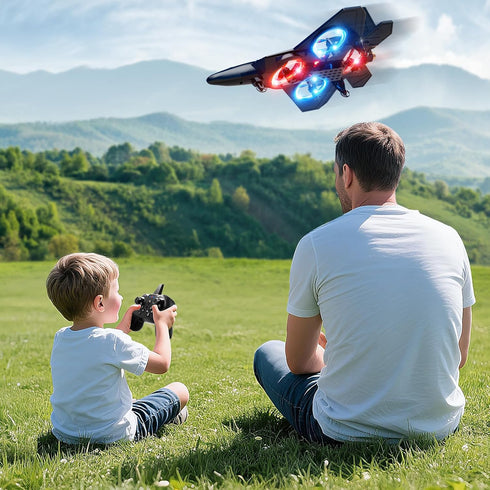 NIPLOOOW 4-8, 360 6 7 8 10 12 Foam Remote Control Airplanes Rc Planes for Kids Remote Control Planes Fighter Jet