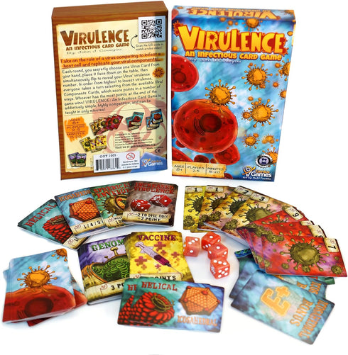 Virulence: an Virus-Themed Card Game | Biology Board Game for Kids, Teens,
