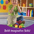 17 18 Multicolor,8 9 Learning Resources Fresh Picked Fruit And Veggie Tote, Piece, Age months+, L x W