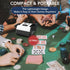 1-2 Richwon Automatic Card Shuffler, Rechargeable Deck Card Dealer Machine, Low Noise Electric Casino Shuffler for UNO