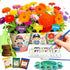 Doiaz Paint & Plant Flower Growing Gardening Kit with 3 Pots for Kidz