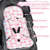 3 Infant Car Seat Insert, Soft Baby Car Seat Head & Body Support for Girl Boy, Reversible Newborn Preemie Carseat