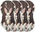 YETTASBIN Easter Bunny Egg Muslin Baby Burp Cloth, Super Soft Absorbent Cotton Burp Rag Baby Bibs Feeding Cloth