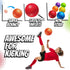 8.5 Inch (Pack 6) Playground Balls Dodgeballs for Kids & Adults - of Inflatable Rubber Indoor Outdoor Bouncy