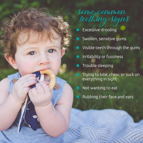 2 oz Certified Organic Teething Oil - Ease Teething Discomfort & Sore Gums Quickly & Effectively - Natural Vegan