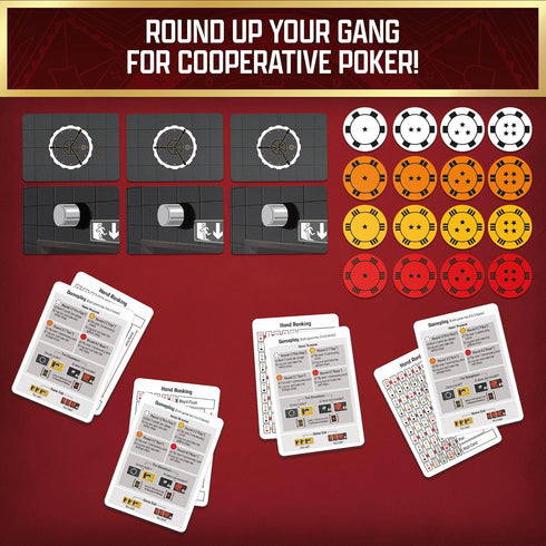 10+ The Gang | Grown-Up Toy of the Year Finalist | Co-Operative Poker | Family Game | Game Night | Strategy Game | Ages