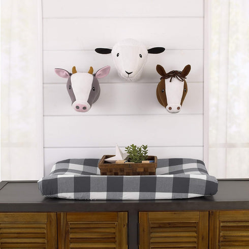 Little Love by NoJo Plush Fleece White Sheep Wall Décor