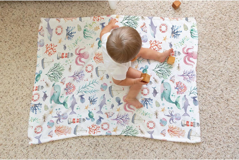SqtmuHLuo 60x80inch Sea Animals Baby Blanket Boys Girl Gifts Ocean Whale Sea Turtle Octopus Under The Sea Baby Nursery