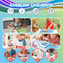 8 Pack Reusable Water Coloring Books for Toddlers, Mess-Free Paint with Water Books, Portable Educational Doodle Toy