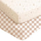 Konssy Muslin Crib Sheets for Boys, Soft Cotton Neutral Baby Sheets for