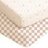 Konssy Muslin Crib Sheets for Boys, Soft Cotton Neutral Baby Sheets for
