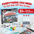Playz 52 Extreme Kids Chemistry Experiments Set | STEM Activities & Science Kits for Kids Age 8-12