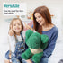 Weighted Dinosaur Stuffed Animal, 20'' Plush Dino for Sensory Needs, 3lbs Weighted Stuffed Animal, Green