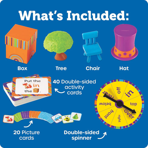 Set Learning Resources Fox in The Box Position Word Activity - Kids Board Spelling Educational Games, Vocabulary