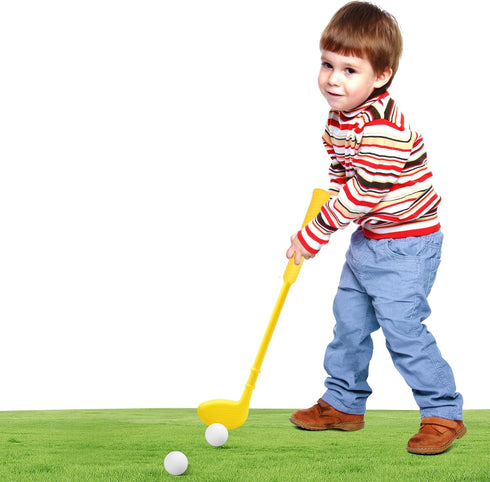 Set,Outdoor/Indoor Plastic Mini Golf Clubs for Toddlers,Kids Golf Clubs Golf Toys Christmas Birthday Present for Boys