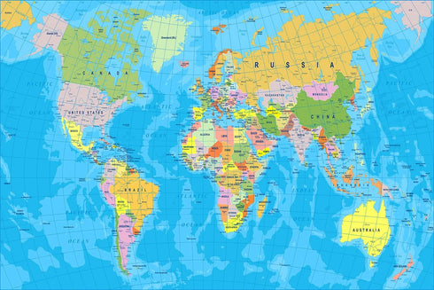 1000 Piece Puzzle for Adults - Unique Map Jigsaw Puzzles, 29.5X19.7 inch