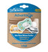 Symmetrical 6-18m, 3 Pack Dr. Brown's Advantage One-Piece Silicone Baby Pacifier, Fully Soother, Dark