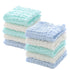 MUKIN Muslin Washcloths - Soft Face Cloths for Newborn, Absorbent Bath Face