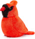 FRANKIEZHOU 5.9" Realistic Northern Cardinal Plush Toy - Bird Gift for Kids, Girls, Home Decor