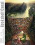 1000 Piece Bookshelf Canal Jigsaw Puzzle for Adults - Perfect for Mother's Day, Christmas, Birthday Gifts
