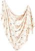 Copper Pearl Large Premium Knit Baby Swaddle Receiving Blanket - Caroline