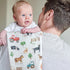 LifeTree Muslin Swaddle Blankets Neutral, Baby Washcloths Farm Animals Swaddling Wrap Nursery Receiving Blanket
