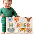 Cute Name Puzzle: Personalized with Name and Animals | 1st Birthday Gift,